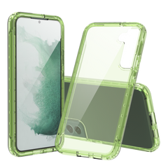 Green Flex-Gel Case with Built-in Screen Protector for Samsung Galaxy S22 Plus